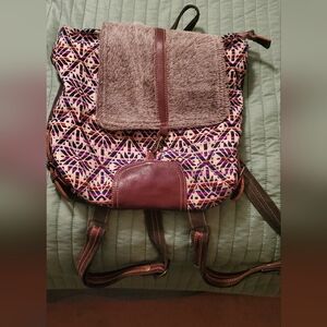 Myra bag leather and fur